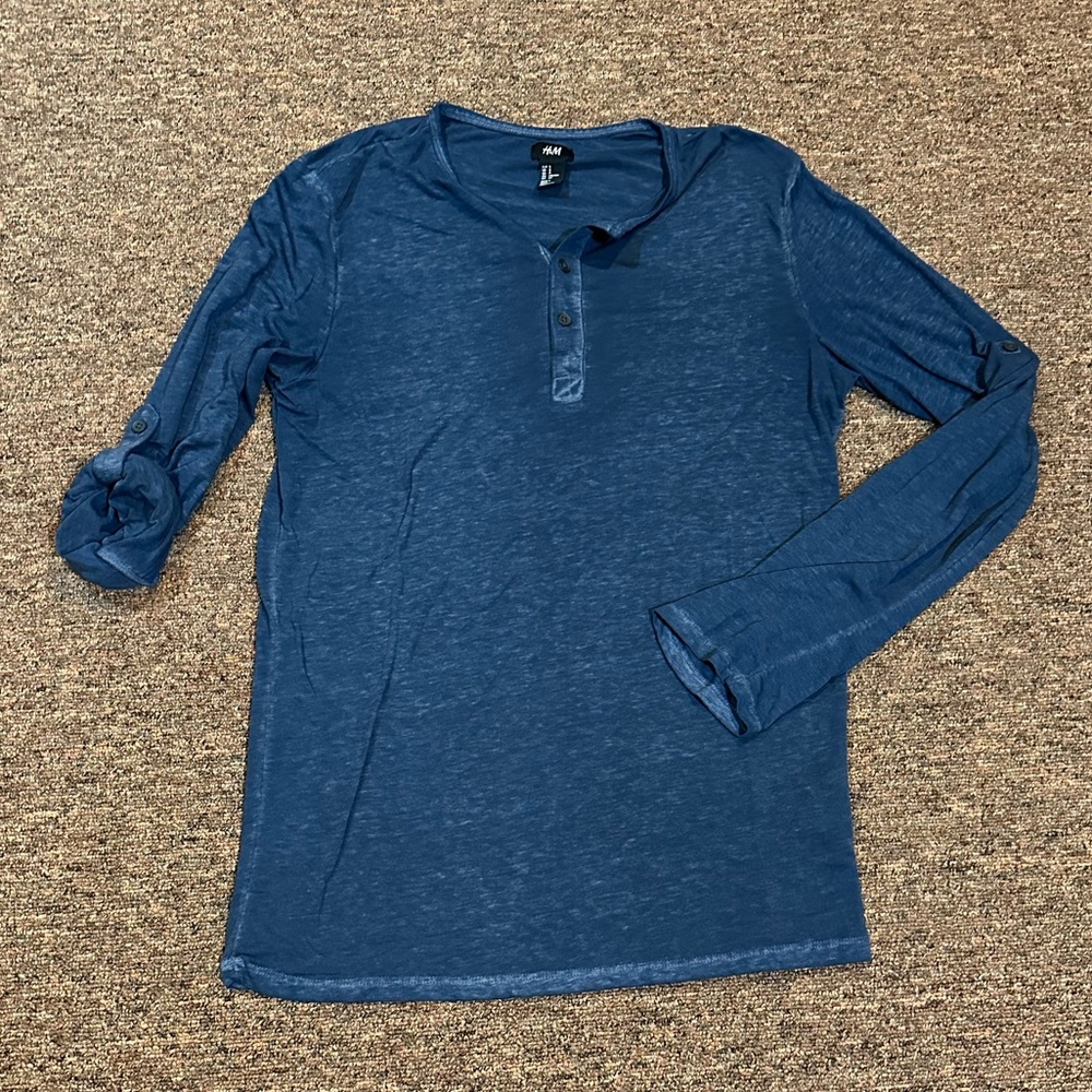 H&M Men’s Long & 3/4 Sleeve Shirt - Small